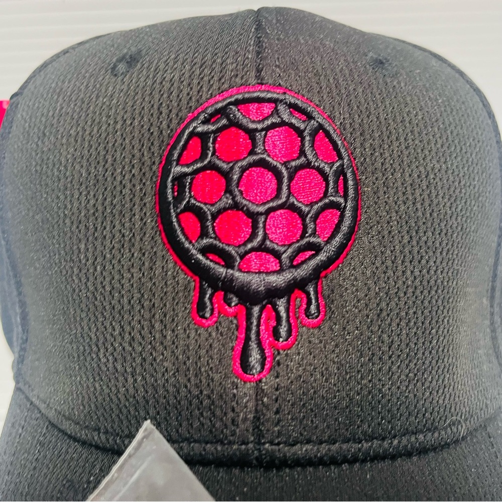Bonk Golf Men’s Fitted Golf Hat w/Tee Holder & Magnetic Ball Marker Size - M-L - Picture 4 of 9